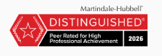 Martindale-Hubbell Distinguished Peer Rated 2026